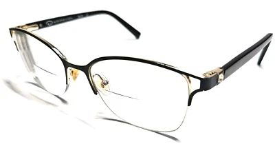 OSCAR DE LA RENTA OSL 735 001 GAFAS NEGRAS OJO DE GATO MEDIA MONTURA 53-18-135 Foto 1 de 4