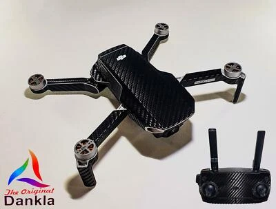 DJI MAVIC MINI - SKIN - CARBON SCHWARZ - Folie / Decal / Wrap / Drohne - Bild 1 von 4