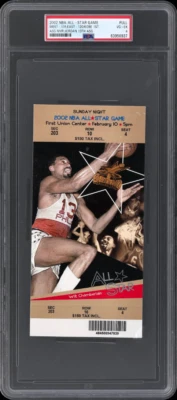 Boleto completo del Juego de Estrellas de la NBA Kobe Bryant 2002 Jugador Más Valioso, Michael Jordan 13º (PSA 4) Foto 1 de 2