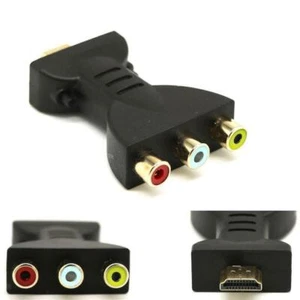 HDMI Male to Yellow Red White 3RCA - 1080p ADAPTER Projector TV Male Female UK - Picture 1 of 9