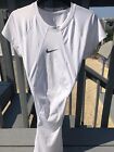 T-shirt de football homme NIKE Pro taille XXL compression hyperstrong à 2 nervures ~blanc~