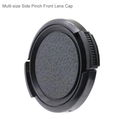 Universal 37mm/39mm-105mm Side Pinch Front Lens Cap for DSLR Filter Lens Hood - Image 1 of 4