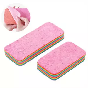 3/4/5Pack Rainbow Tearable Cleaning Sponge Microfiber Cleaning Cloths Absorption - Picture 1 of 10