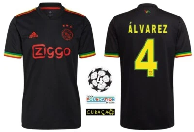 Trikot Adidas Ajax Amsterdam 2021-2022 Third UCL - Alvarez 4 I League Bob Marley - Bild 1 von 4