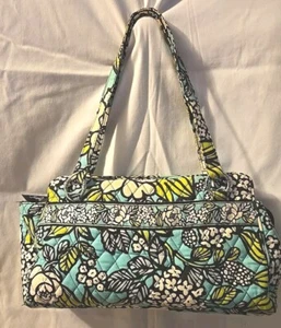 Vera Bradley ~ Bolso de mano retirado Blue Island Blooms Whitney - Imagen 1 de 16