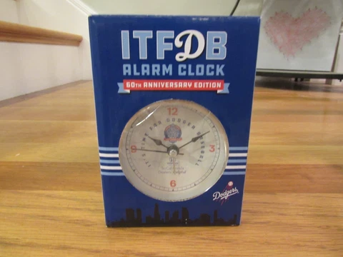 NEW LOS ANGELES DODGERS ITFDB It’s Time For Dodger Baseball Alarm Clock Sga 4/18 Cover