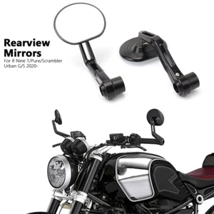 HandleBar Rear View Bar End Mirror For BMW R9T Urban G/S RnineT Scrambler 2020- - Picture 1 of 16