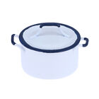1:12 Dollhouse Miniature Boiler Cooking Soup Pot w/Lid Cookware Kitchen Deco -DB