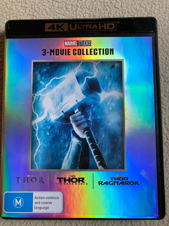 THOR 3 Movie Collection 4K Ultra HD Region B as new - Image 1 of 2