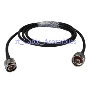 N Stecker auf N Stecker Adapter Zopf Koaxialkabel KSR195 31cm für WLAN Antenne - Bild 1 von 4