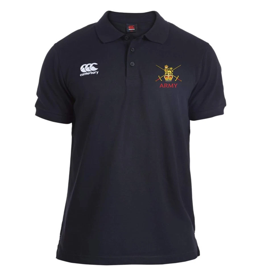 OFFICIAL British Army Embroidered Canterbury Rugby Polo Shirt - Image 1 of 1
