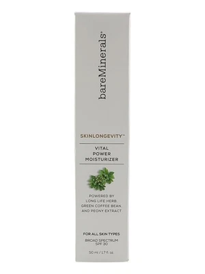 bareMinerals Skinlongevity Vital Power Moisturizer 1.7oz All Skin SPF 30 NEW - Image 1 of 2