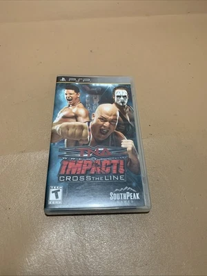 TNA Impact Cross the Line (Sony PSP, 2010) - Completo Foto 1 de 3