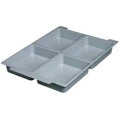 GRATNELLS LTD Gratnells Shallow Tray Insert with 4 Sections