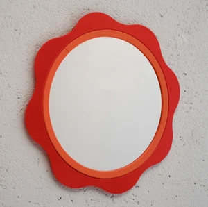 MidCentury Specchio finlandese Mäkisen Kuvastin, design scandinavo vintage, 60s - Picture 1 of 6