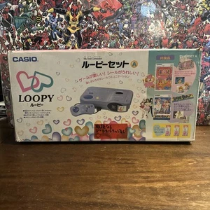 CASIO LOOPY SET My Seal Computer SV100 Console W Game - Tested - Authentic - Picture 1 of 18
