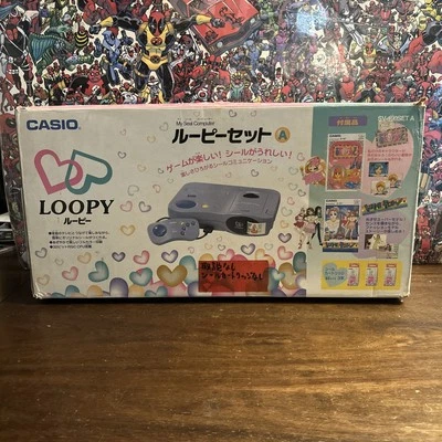 CASIO LOOPY SET My Seal Computer SV100 Console W Game - Tested - Authentic - Image 1 of 4