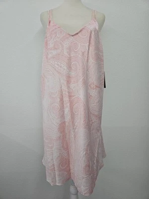 RALPH LAUREN Women's Flowing Nightgown NWT Satin Feel Chemise Size XL  - Image 1 of 4