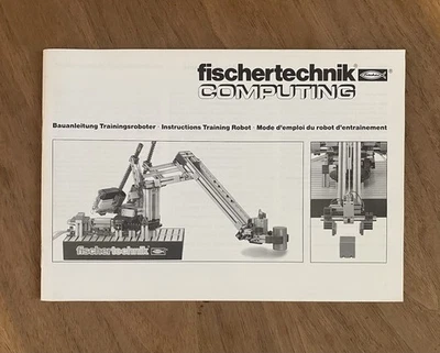 VINTAGE FISCHERTECHNIK MANUAL - FISCHERTECHNIK COMPUTING - TRAINING ROBOT - Image 1 of 4