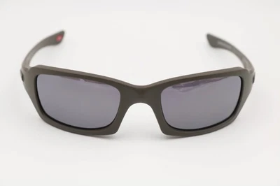 Oakley Five Squared Matte Gray Rectangle OO9238-3754 Sunglasses 54-20-133 - Image 1 of 4