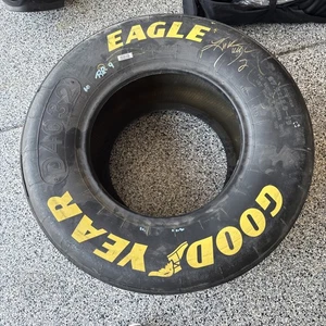 Race Used Tire Signed By Kurt Busch - Picture 1 of 6