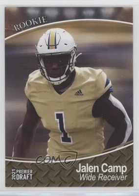 2021 Sage Premier Draft Gold Jalen Camp #67 Rookie RC - Image 1 of 2