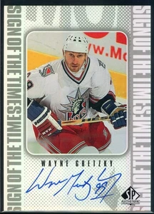 1998-99 SP Authentic Sign of the Times #WG Wayne Gretzky - Picture 1 of 2
