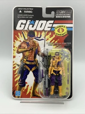 2014 GI JOE COLLECTORS CLUB FSS NIGHT CREEPER LEADER 3-10 CARDED FIGURE - Image 1 of 2