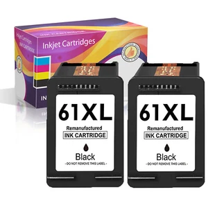 2 Stück Kompatibel mit HP 61XL Schwarz Tintenpatronen - Bild 1 von 9