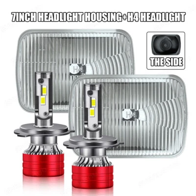 PARA Chevrolet K1500 K2500 K3500 1988-99 Pickup 5x7" 7x6" Faro LED ALTO/Lo DRL Foto 1 de 4