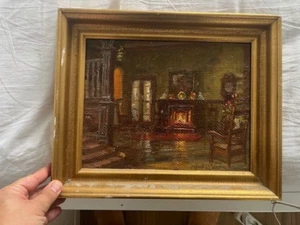 Alfred V. Jensen Danish Artist 1891-1981 Original Gemälde gerahmt erstaunlich! - Bild 1 von 2