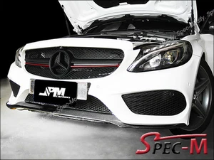 Carbon Fiber Front Bumper Cover for 2015+ W205 C300 C400 AMG Sports Bumper only - Bild 1 von 3