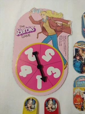 1980 Barbie Game Personal Appearance Tour Replacement Parts Spinner Cards Movers - Image 1 of 3