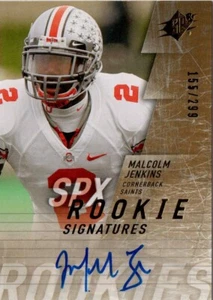 2009 SPX - Rookie Signatures #138 Malcolm Jenkins /299 (AU, RC) Ohio State  - Picture 1 of 2