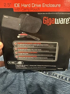 GIGAWEAR 2.5 IDE Hard Drive Enclosure with Carry Pouch - Photo 1/4