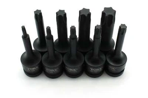 TMAX T25-T70 3 pulgadas Torx Star 6 puntos broca de impacto zócalo 1/2 pulgada unidad cuadrada - Imagen 1 de 23