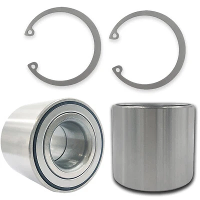 2x Front Brake Hub Wheel Bearings & Circlip For Kawasaki Mule 600 KAF400 2005-16 — 第 1/4 张图片