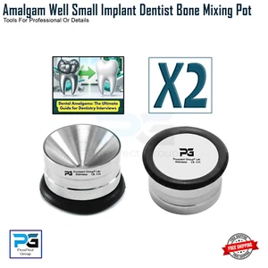 2X Basic Set Amalgam Well Amalgam Filling Carrier Amalgam Filler Dental Tool - Picture 1 of 9