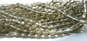 100 Pcs 4mm Czech Fire Polished Round Faceted Glass Beads  -  BLACK DIAM. - Picture 1 of 2