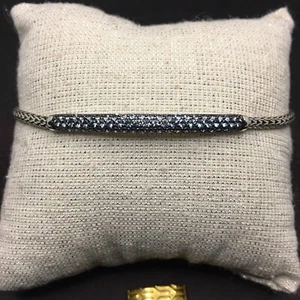 Pulsera Bolo Barra Aguamarina y Plata Esterlina John Hardy $995 - Imagen 1 de 6