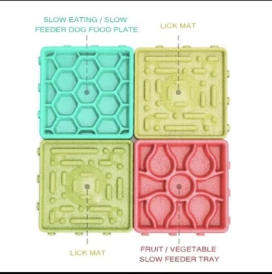 4 in 1 lick mat / slow feeder  - Image 1 of 4