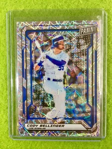 CODY BELLINGER PRIZM CARD JERSEY #35 DODGERS /99 SP REFRACTOR 2019 National VIP - Picture 1 of 12