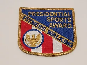 Presidential Sports Award FITNESS WALKING Patch New Old Stock Vintage - Picture 1 of 3