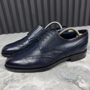 Louis Vuitton Derby Dress Lace Up Blue Taiga Leather 7 LV or 8 US or 41 EUR - Picture 1 of 24