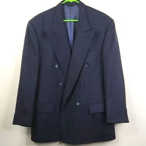 Givenchy Monsieur Double Breasted Wool Sport Coat Blazer Made In USA 42 - Picture 1 of 8