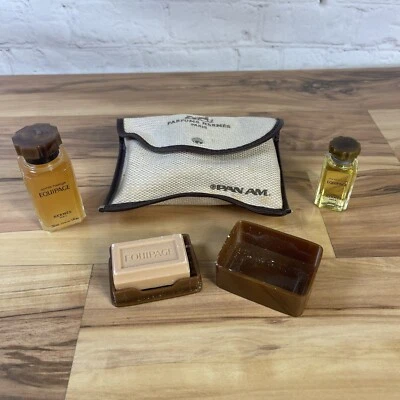 Equipage Hermes 30 ml Eau De Toilette 1 y 3 oz Jabón Vintage Pan Am Primera Clase Kit Foto 1 de 4