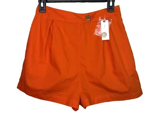 Pantalones Cortos para Mujer Maeve by Anthropologie Ligeros Naranja Forrados Bolsillos Talla 2 - Imagen 1 de 10
