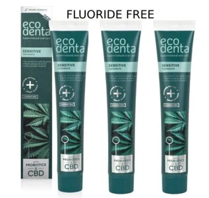 3 Stück x 75 ml Ecodenta SENSITIVE Zahnpasta mit PROBIOTICS VEGAN bekämpft...
