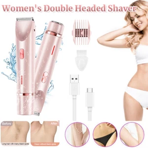 Lady Electric Epilator Women Shaver Facial Hair Removal Leg Bikini Line Trimmer - Picture 1 of 12