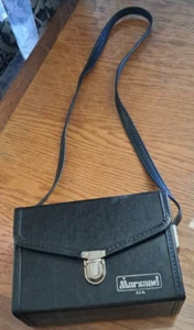 Vintage Marsand Camera Carrying Case with Shoulder Strap, Black *EUC* - Picture 1 of 5